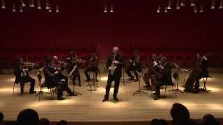 GLAZUNOV Saxophone Concerto in Mib Federico Mondelci  I Solisti Aquilani [upl. by Ahsilek648]