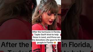 Taylor Swift is so Kind 🥹🙏 cleanse tavlor taylorswift kind kindness hurricane milton [upl. by Srini]