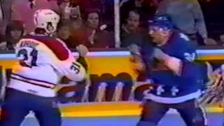 John Kordic vs Gord Donnelly Feb 23 1988 [upl. by Lletnom]