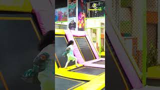 Best Trampoline park in Pakistan🔥🇵🇰 shortvideos jump viral Amanahmall shortviral highjump fun [upl. by Westfahl]