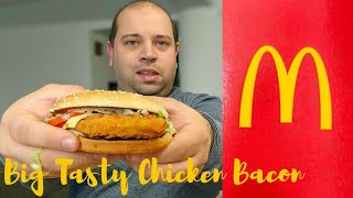 Noul Burger de la McDonalds  Big Tasty Chicken Bacon [upl. by Alexandra362]