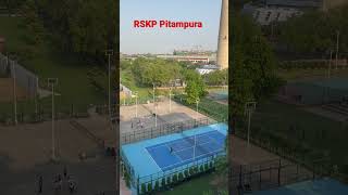 Pitampura sports complex RSKP balcony view from Tower Heights apartment TV Tower Delhi [upl. by Ehtylb675]