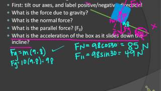 Physics Inclines 112916 [upl. by Ahsirahc]