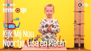 👀 Kijk mij nou  Noortje Lisa en Pieter Kindertijd KRONCRV [upl. by Ynattyrb]