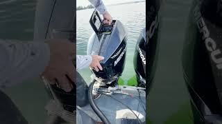 Removing the Cowling on a Mercury V6 Outboard [upl. by Nitsyrc]