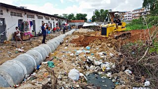 Bury the Sewer System In front of the farmers house and Clear the Forest by Bulldozer [upl. by Arabel912]