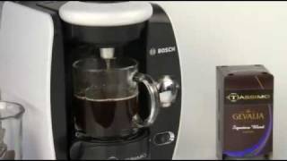 Making a Coffee with Tassimo Brewbot [upl. by Evelunn]