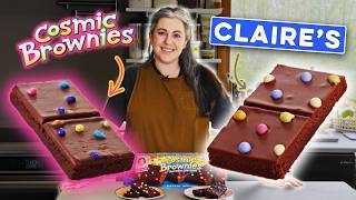 I Tried Making Homemade Cosmic Brownies  Claire Recreates [upl. by Eiliab]