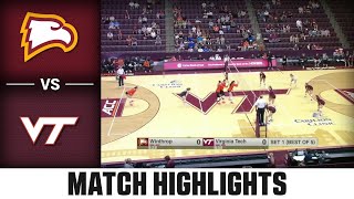 Winthrop vs Virginia Tech Match Highlights  2024 ACC Volleyball [upl. by Bea]