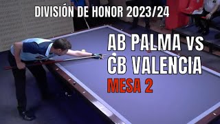 9ª J DIV HONOR AB PALMA vs CB VALENCIA  M 2  T 202324 [upl. by Anilef]