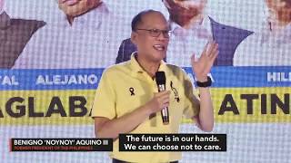 Noynoy Aquino to Cebu voters Future secure with Otso Diretso [upl. by Weider]