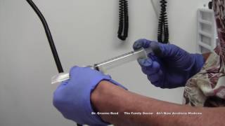 Aspiration of Ganglion Cyst Wrist [upl. by Ignace]