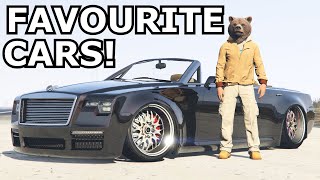 MY TOP 10 FAVOURITE CARS IN GTA ONLINE [upl. by Durward]