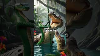 🐊 The Alligator and the Snake 🐍 A Thrilling Amazon Tale of Survival 🌴 [upl. by Roldan217]