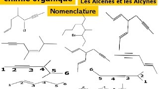 chimie organique smpcs3Nomenclature Les Alcènes et les Alcynes [upl. by Kirbie]