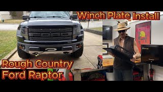 Ford Raptor Rough County Winch Mount Install [upl. by Mariann]