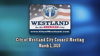 Westland City Council March 2 2020 [upl. by Akinit]