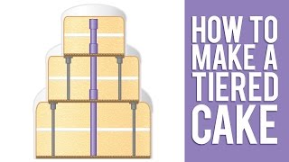 Learn How to Make a Tiered Cake [upl. by Stochmal]