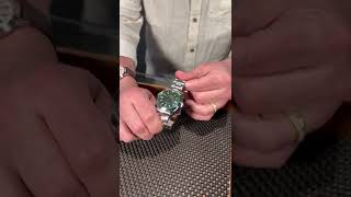 Rolex Milgauss Black Dial Green Crystal Steel Mens Watch 116400 Review  SwissWatchExpo [upl. by Akeem]