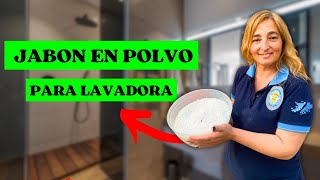 🧼 JABON en POLVO para LAVADORA AUTOMATICA CASERO [upl. by Peder]