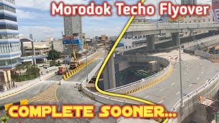 Phnom Penhs Morodok Techo Flyover Nears Completion [upl. by Nnylaehs]