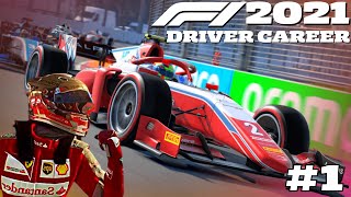 JOINING THE FDA  F1 2021 DRIVER CAREER MODE  Episode 1 [upl. by Treblih]