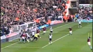 Anton Ferdinand Goal  Tottenham Hotspur 1 West Ham United 1  Premiership 201105 [upl. by Yort952]