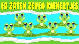 Nederlandse Kinderliedjes  Er zaten zeven kikkertjes etc [upl. by Cailean120]