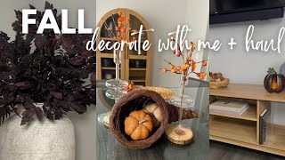 FALL DECORATE WITH ME  COZY FALL DECOR [upl. by Johiah]