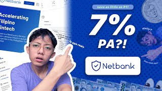 7 Interest Savings 👀  Netbank PH Review for Beginners  Save as little as P1 1️⃣ [upl. by Aimehs227]