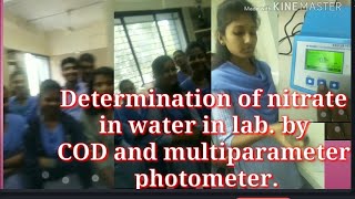 Measurements of nitrate in water by COD and multiparameter photometer [upl. by Malcah]