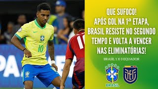 BRASIL PASSA SUFOCO E SAI DE CAMPO VAIADO PELA TORCIDA SELEÇÃO VOLTA A VENCER NAS ELIMINATÓRIAS [upl. by Calvano]