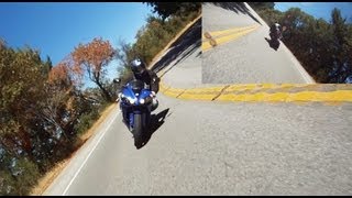 Yamaha R1 vs Buell XB12R [upl. by Adnalohs924]