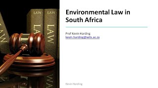 Introduction to Environmental Law Full presentation [upl. by Ailecnarf]