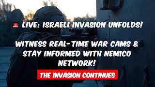 🔴 BREAKING Israeli Invasion Continues  LIVE Gaza  Israel War Cams  Realtime Intel Updates [upl. by Flossie]