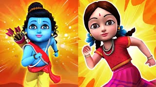 Little Ram VS Little Radha Gameplay IOS Android 1 [upl. by Seuqram]