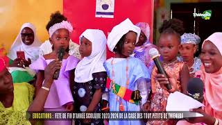 EDUCATIONS FETE DE FIN D’ANNEE SCOLAIRE 2023 2024 DE LA CASE DES TOUT PETITS DE THIENABA [upl. by Younger864]