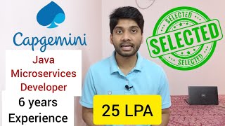 Capgemini Interview Experience  Java Microservices Developer [upl. by Letnom]