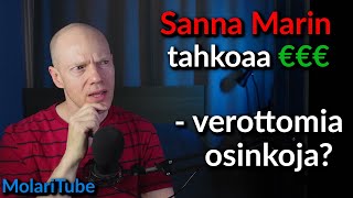 Sanna Marin nosti osinkoa yrityksestään – verosuunnittelun vastuullisuus [upl. by Arukas558]