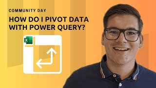 Pivoting Data with Power Query in Excel  Community video 1  Zebra BI [upl. by Resiak]