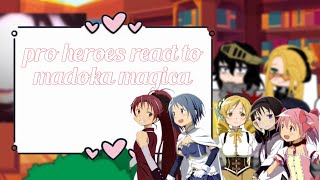 mha pro heroes react to madoka magica as transfer students  2x speed  MHA  PMMM [upl. by Mllly]