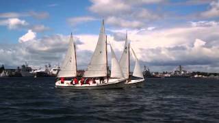 Kieler Woche 2014  Die traditionelle Marinekutterregatta [upl. by Talley]