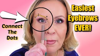 Easy Eyebrow Tutorial for Beginners amp Women 40 to 65 [upl. by Ziegler342]