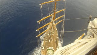 Navy sailboat Fragata ARA quotLibertadquot GOPRO [upl. by Ariadne]