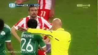 Maniatis Psycho Face  Panathinaikos vs Olympiacos 01 [upl. by Atterg]