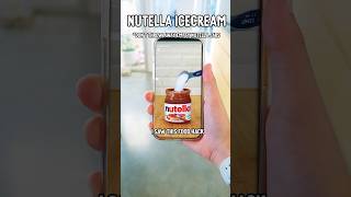 Dont Toss That Nutella Jar Make INSANE Nutella Ice Cream in MINUTES 2Ingredient Hack [upl. by Lutim931]