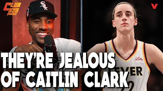 Jeff Teague reacts to WNBA players HATING on Caitlin Clark  Club 520 Podcast [upl. by Nerrat939]