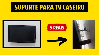 Como Fazer um Suporte Para Tv Caseiro Rápido e Fácil [upl. by Codi586]