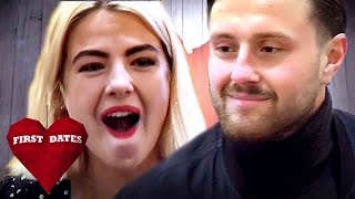 Jess Woodleys Date Cuts Himself On Broken Glass  Celebrity First Dates [upl. by Goren]