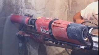 Hilti DD350 KOMPLETTE KERNBOHRUNG online VIDEO HD [upl. by Sallyann]